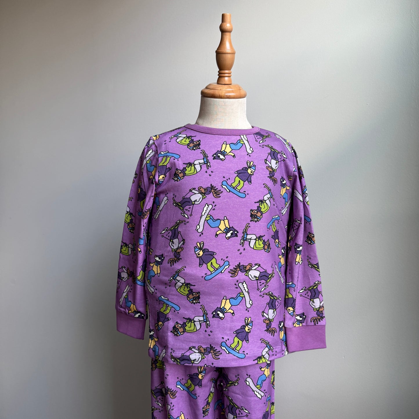 Snowboard Fun Pajama Set