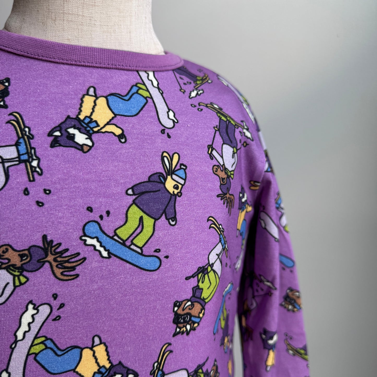 Snowboard Fun Pajama Set
