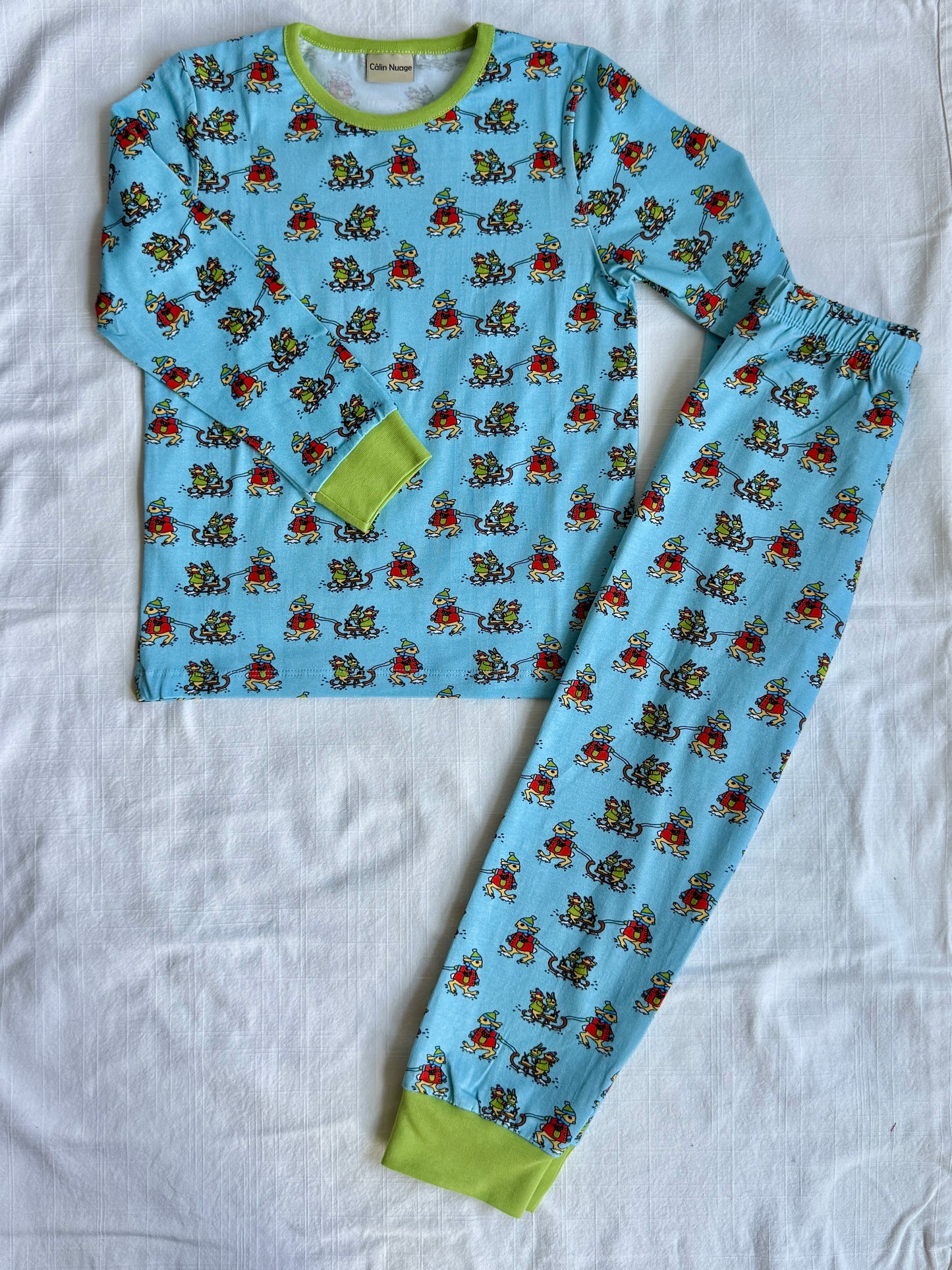 Winter Wonderland Bunny Pajama Set