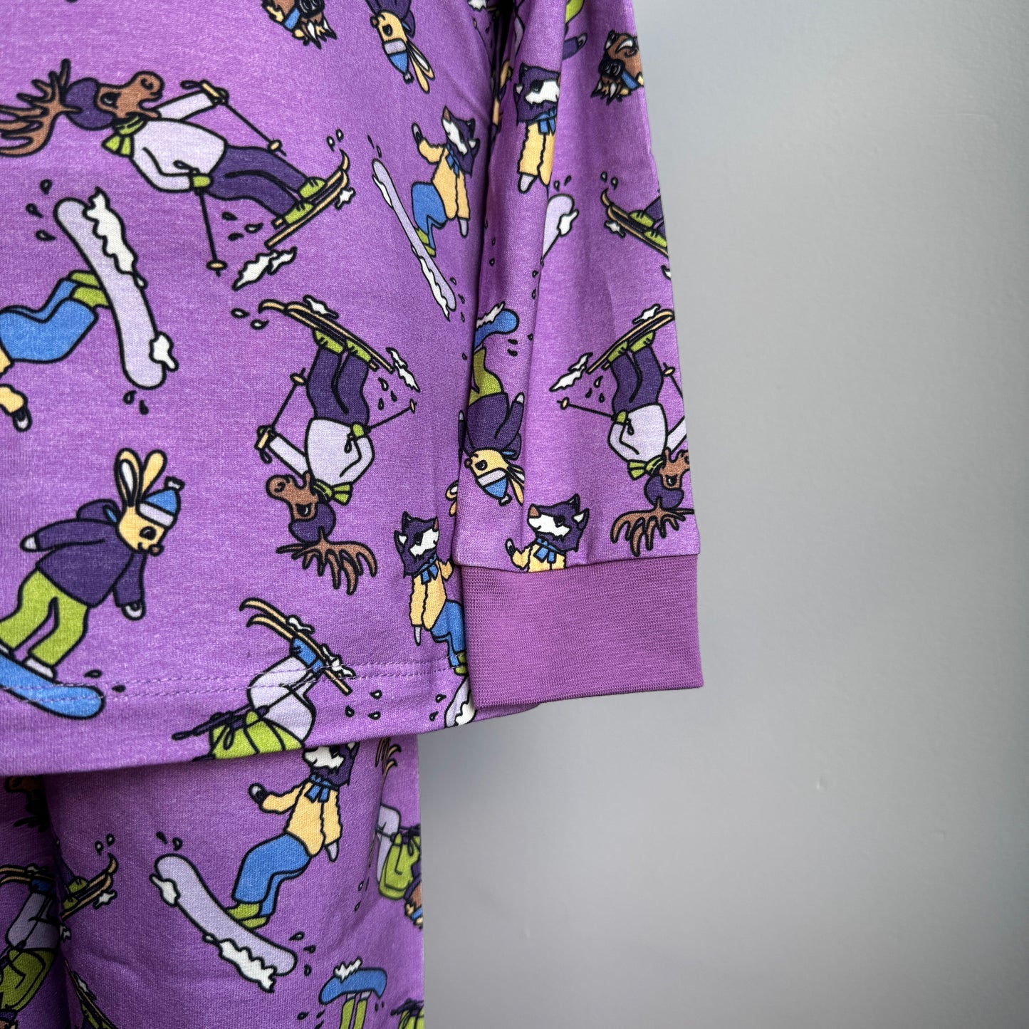 Snowboard Fun Pajama Set