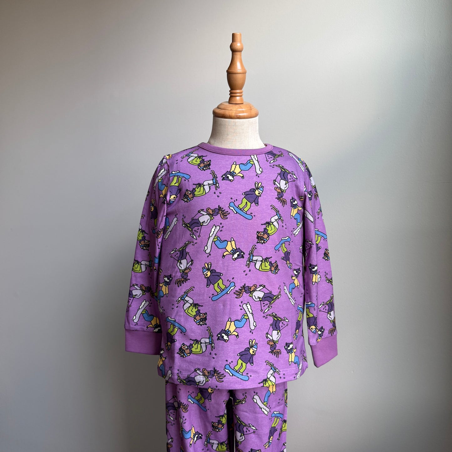 Snowboard Fun Pajama Set